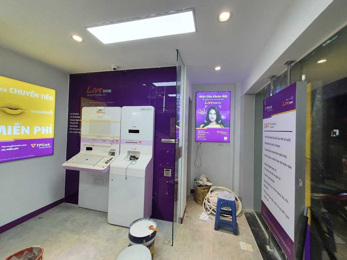Sơn Bả Thạch Cao ATM Tiên Phong Bank Hàng Khay gallery